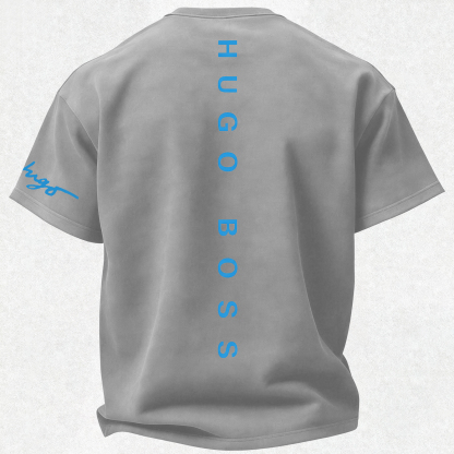Street Casual Printed Oversized Unisex T-shirt Image - 30