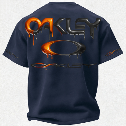 Youth Street Style Printed Oversized Unisex T-shirt Image - 30