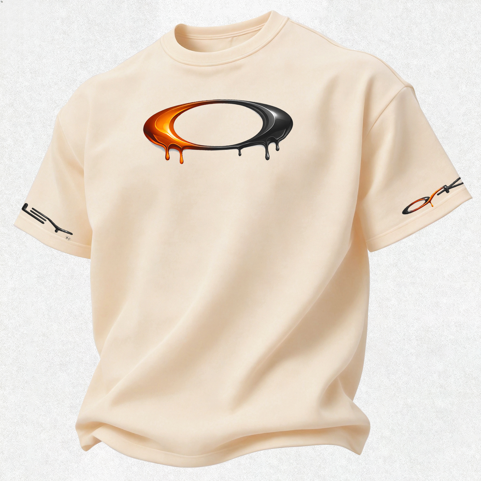 Youth Street Style Printed Oversized Unisex T-shirt Image - 11