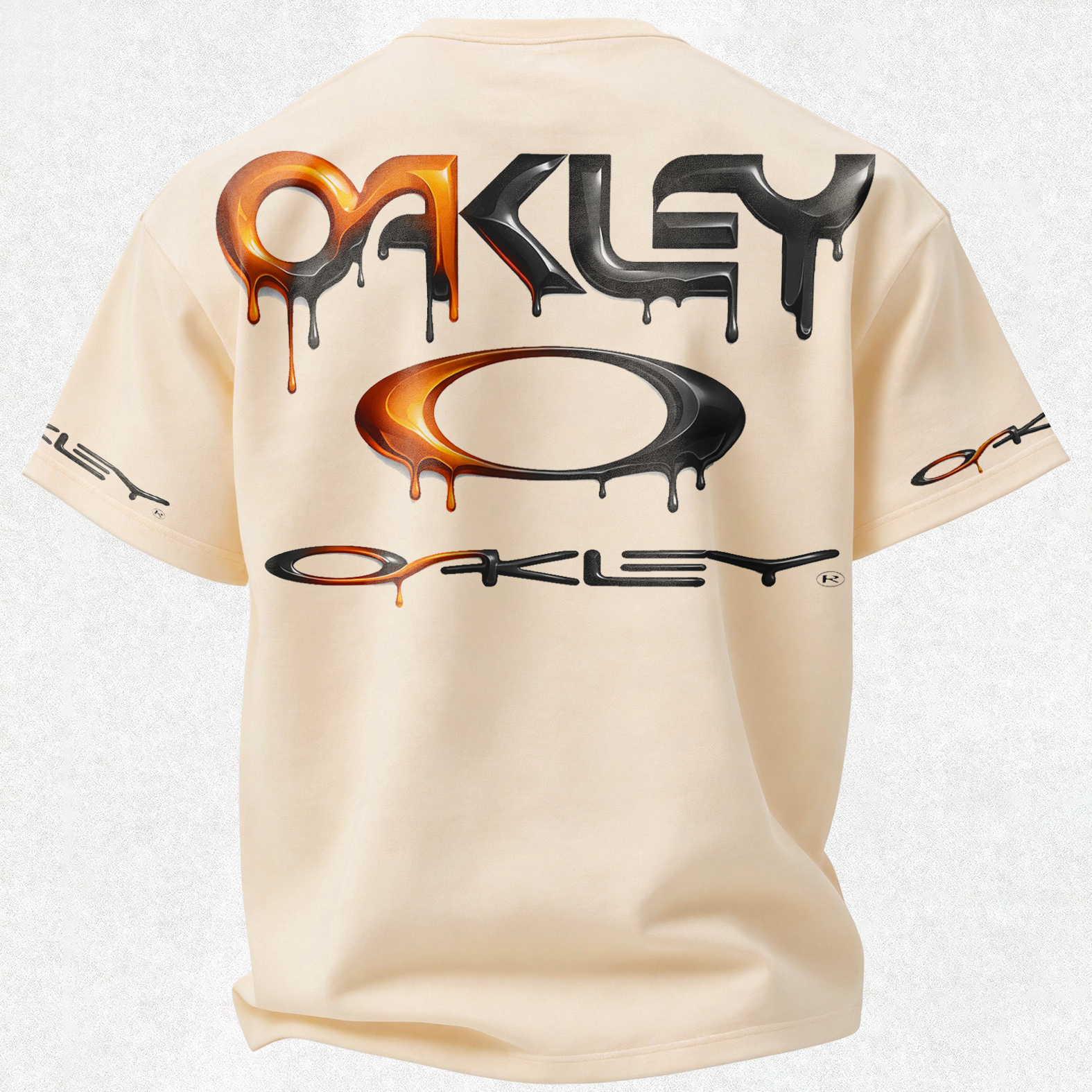 Youth Street Style Printed Oversized Unisex T-shirt Image - 12