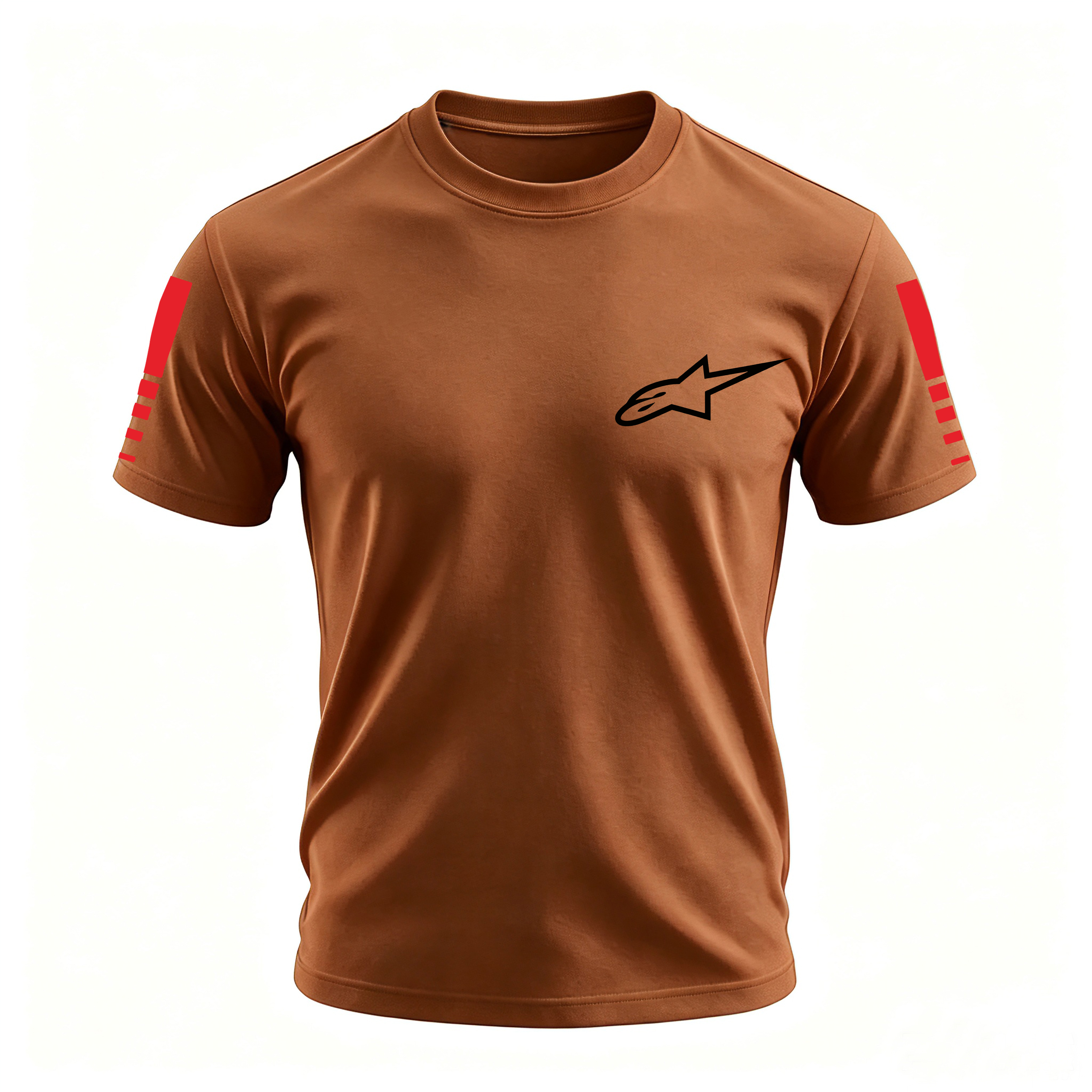 Racing Style Printed Oversized Unisex T-shirt Image - 8