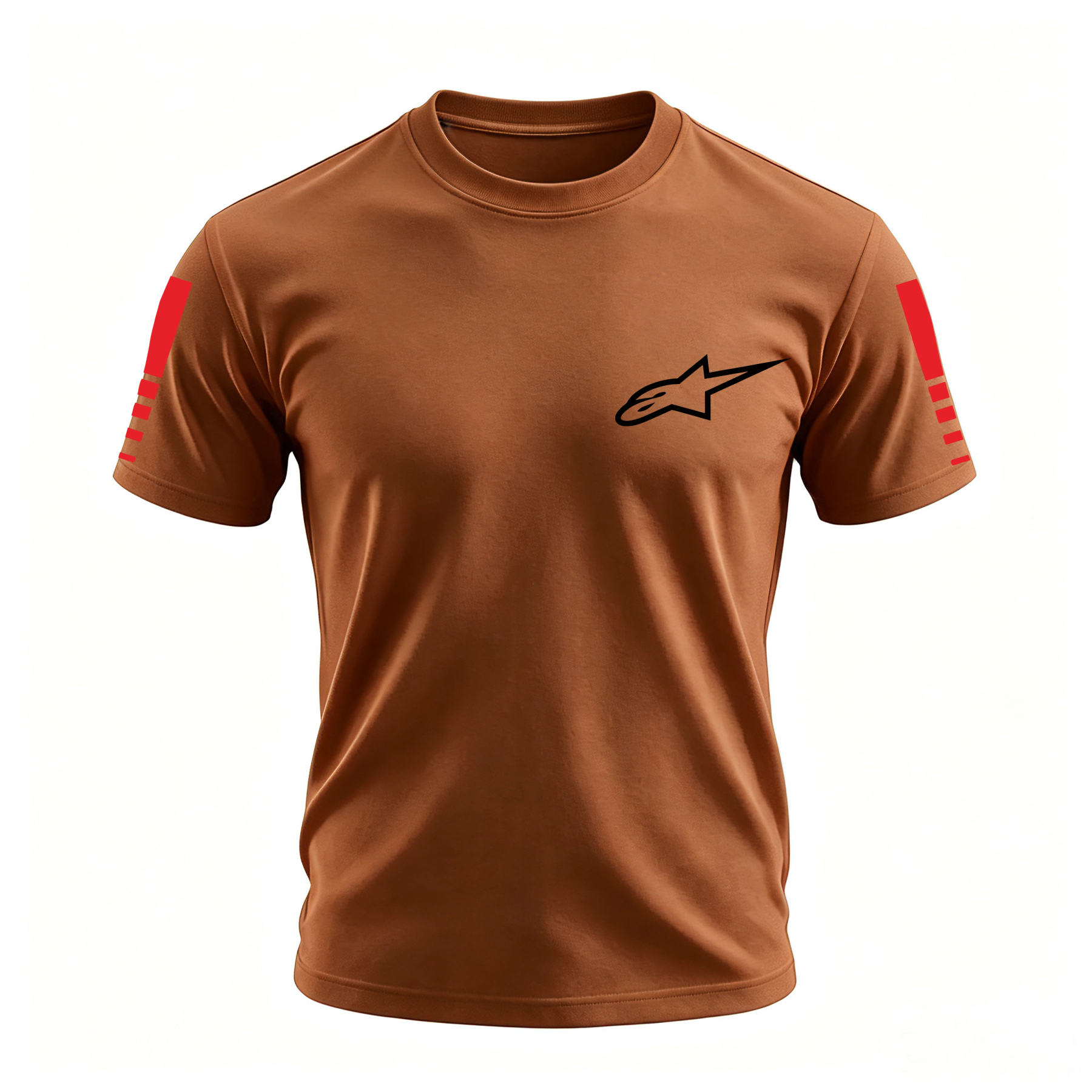 Racing Style Printed Oversized Unisex T-shirt Image - 8