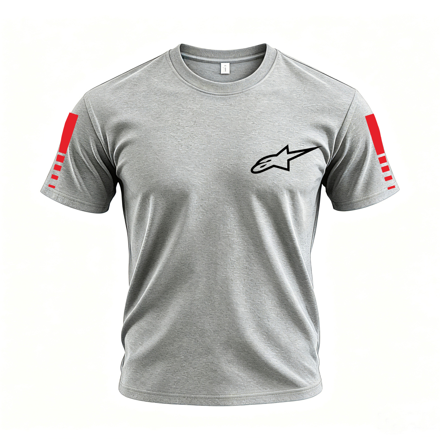 Racing Style Printed Oversized Unisex T-shirt Image - 26
