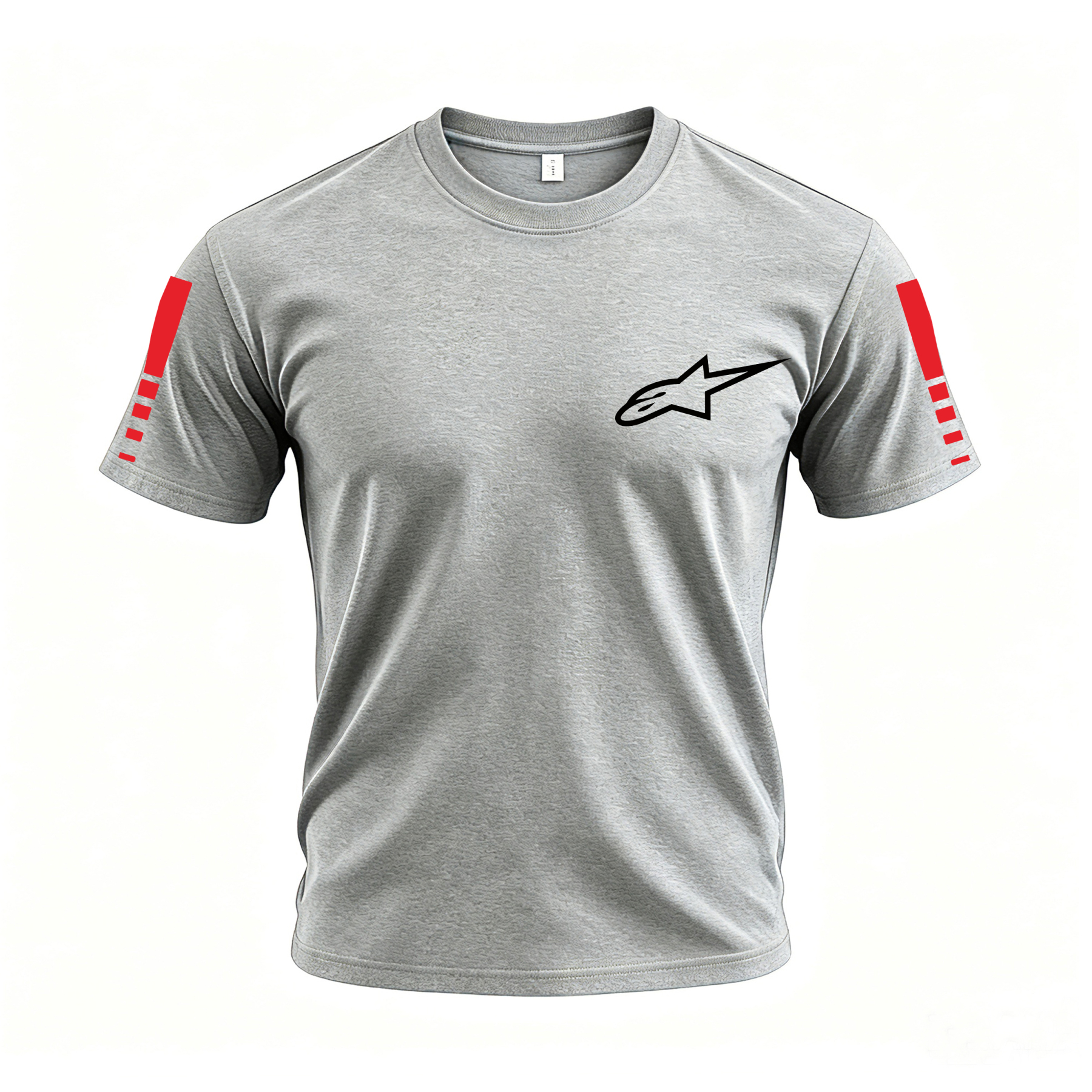 Racing Style Printed Oversized Unisex T-shirt Image - 26