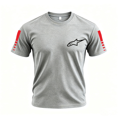 Racing Style Printed Oversized Unisex T-shirt Image - 26