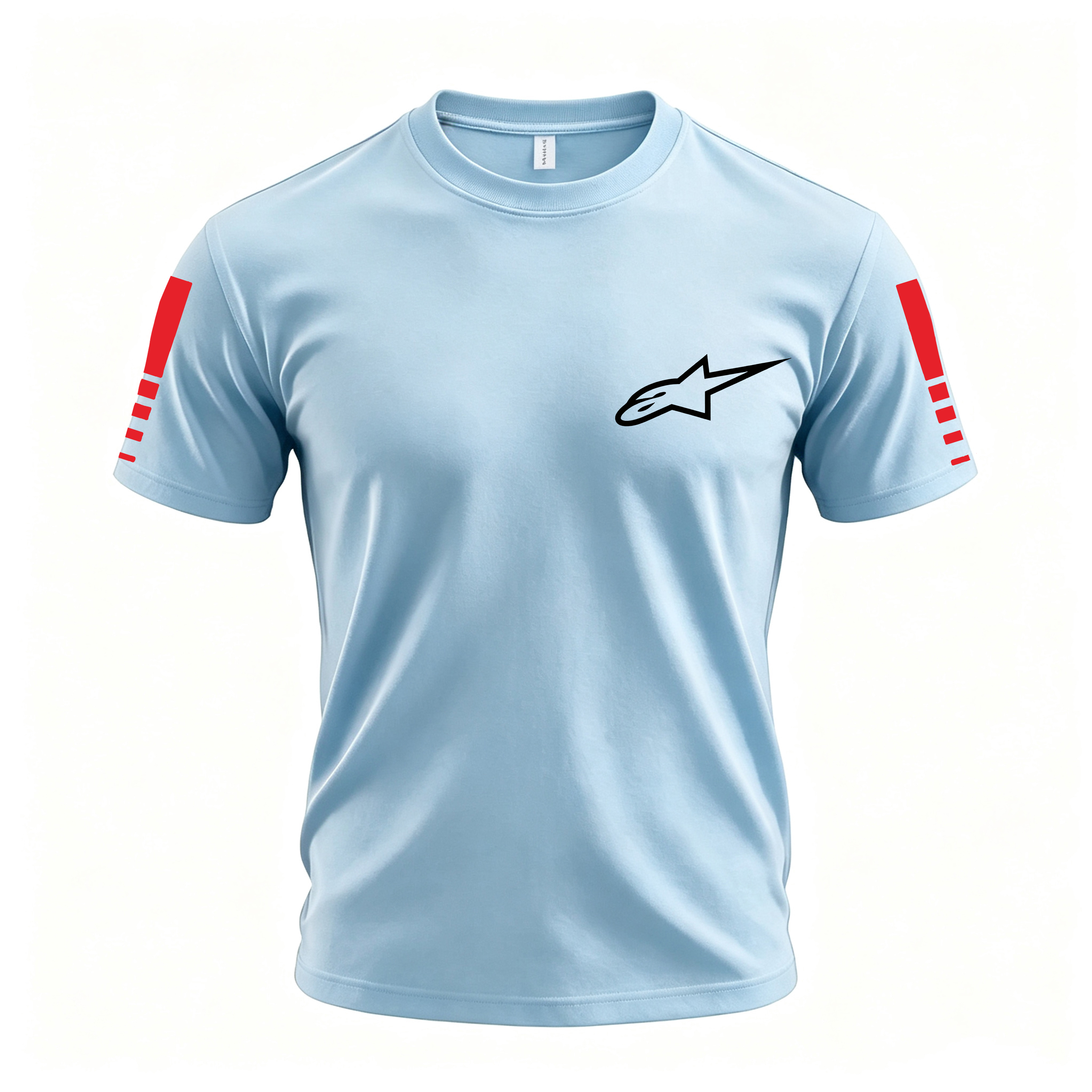 Racing Style Printed Oversized Unisex T-shirt Image - 14