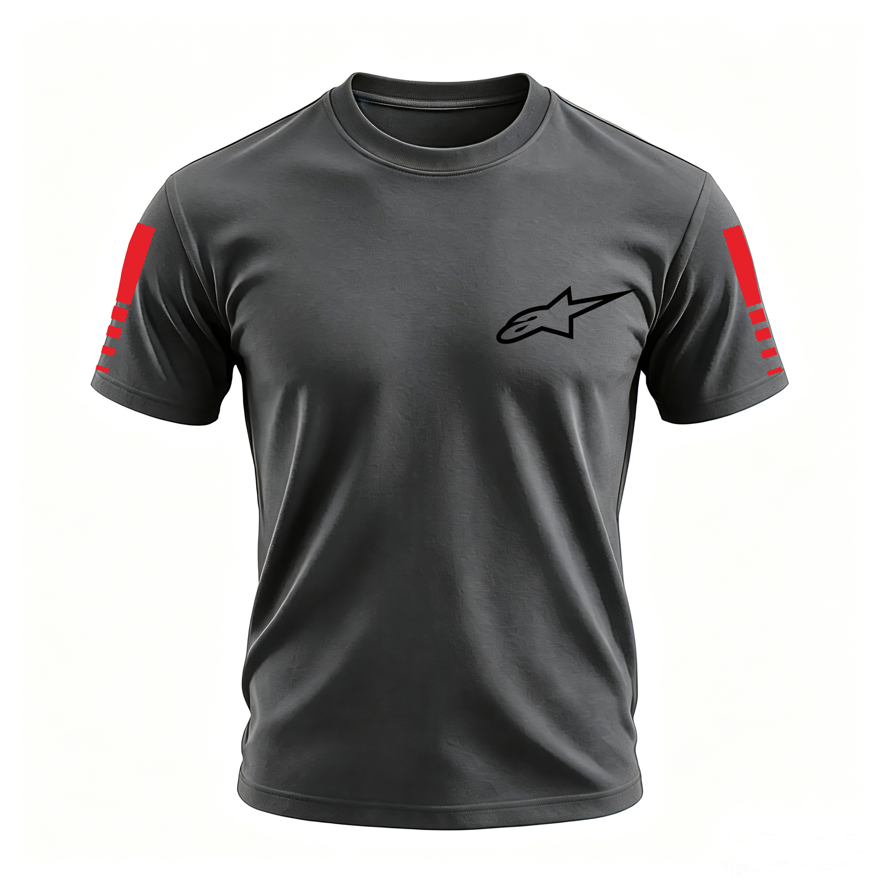 Racing Style Printed Oversized Unisex T-shirt Image - 17