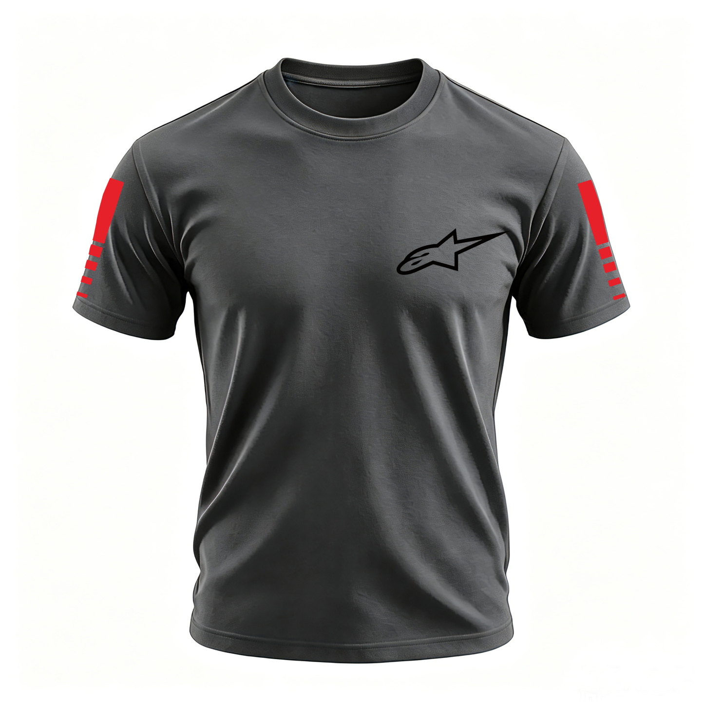 Racing Style Printed Oversized Unisex T-shirt Image - 17