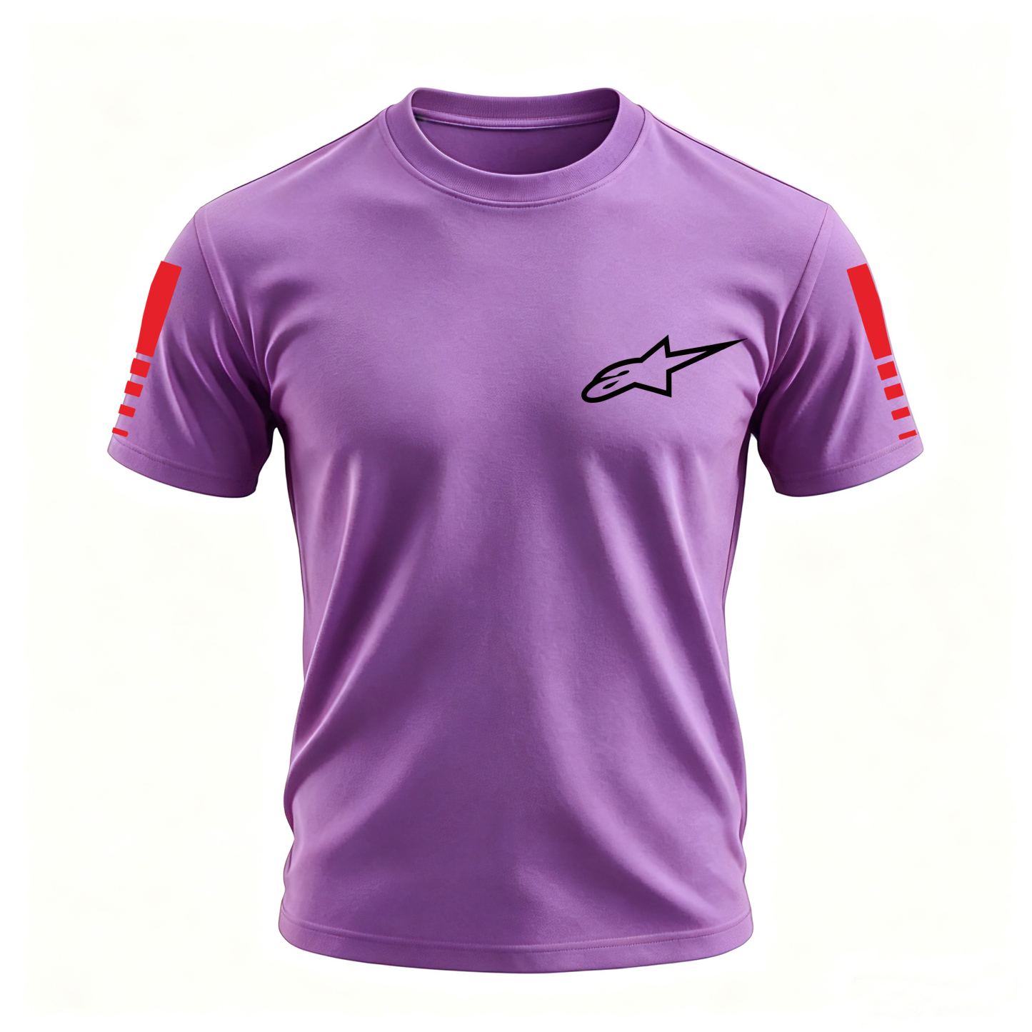 Racing Style Printed Oversized Unisex T-shirt Image - 23