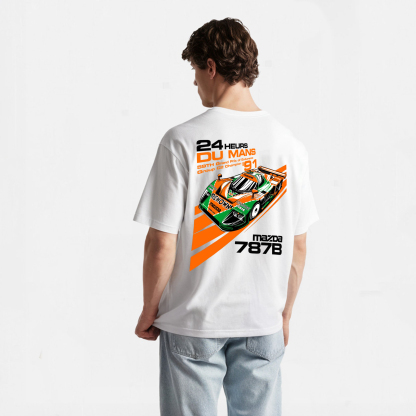 Mazda 787 Printed Oversized Unisex T-shirts