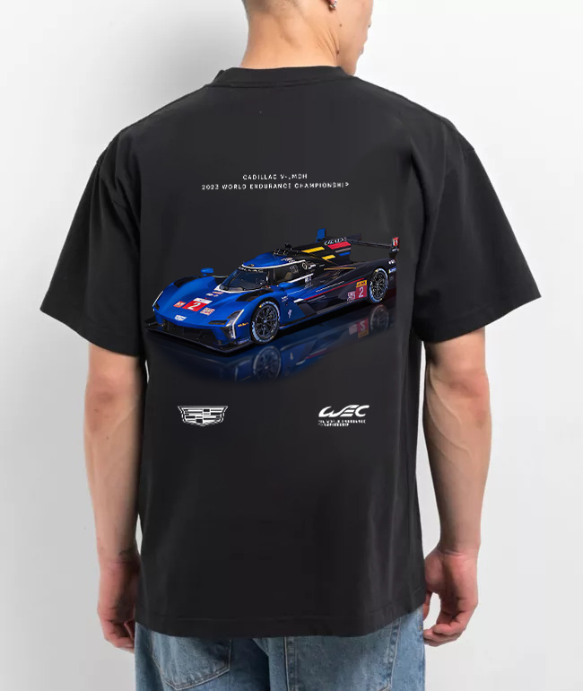 Cadillac V-Lmdh 2023 World Endurance Championship Printed Oversized Unisex T-shirts