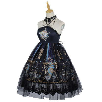  YLF Dress Halloween Original Lolita "Divine Redemption" JSK Dress - Vintage Gothic Dark Lolita