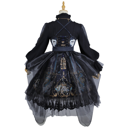  YLF Dress Halloween Original Lolita "Divine Redemption" JSK Dress - Vintage Gothic Dark Lolita