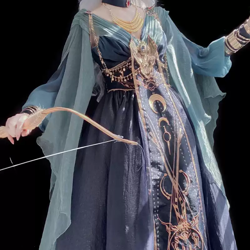 YLF Dress Original Hanfu OP Skirt- Fairy Tale Overcoat and Vest Black Jacket