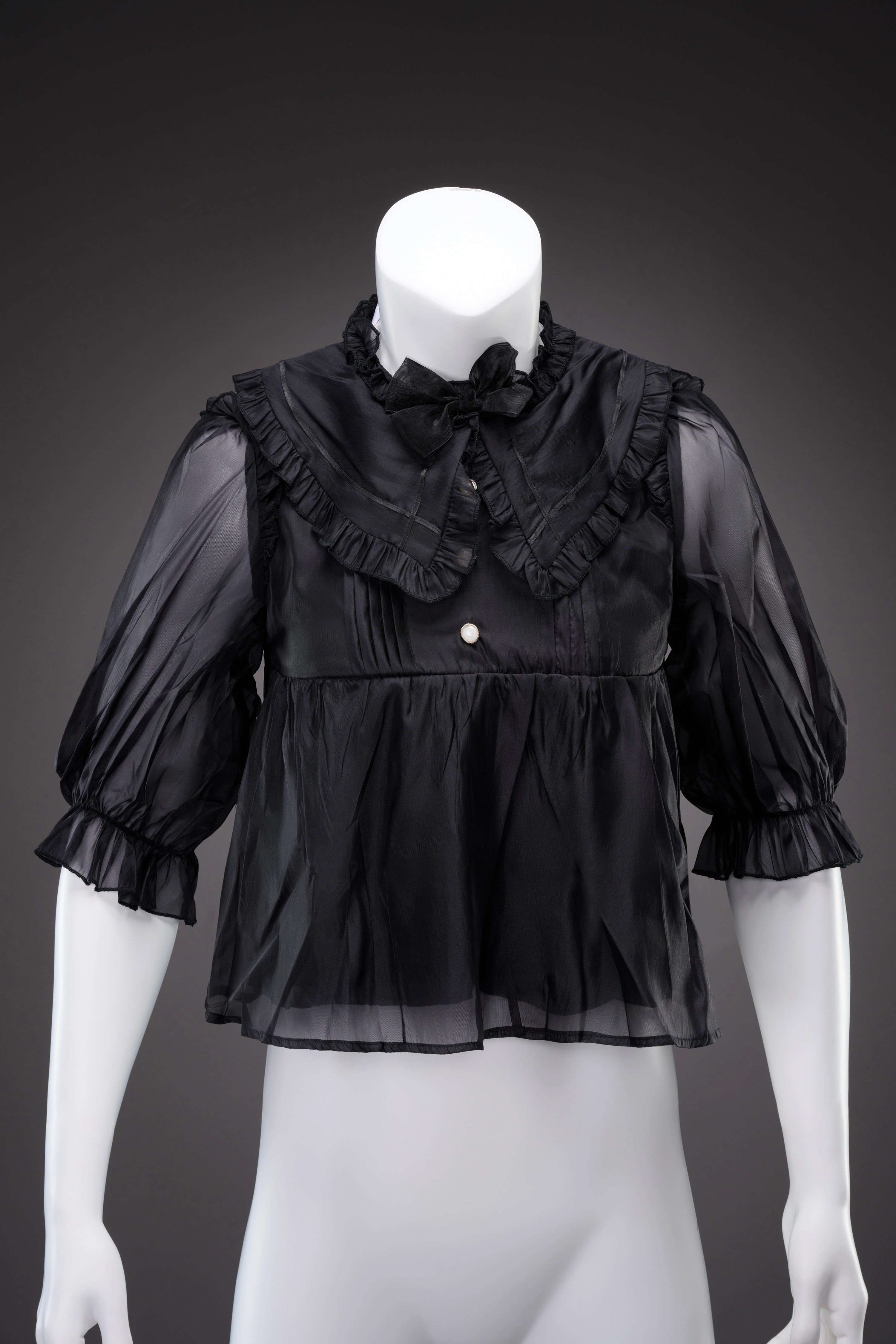 YLF Dress Black Daily Lace Shirt JSK Style