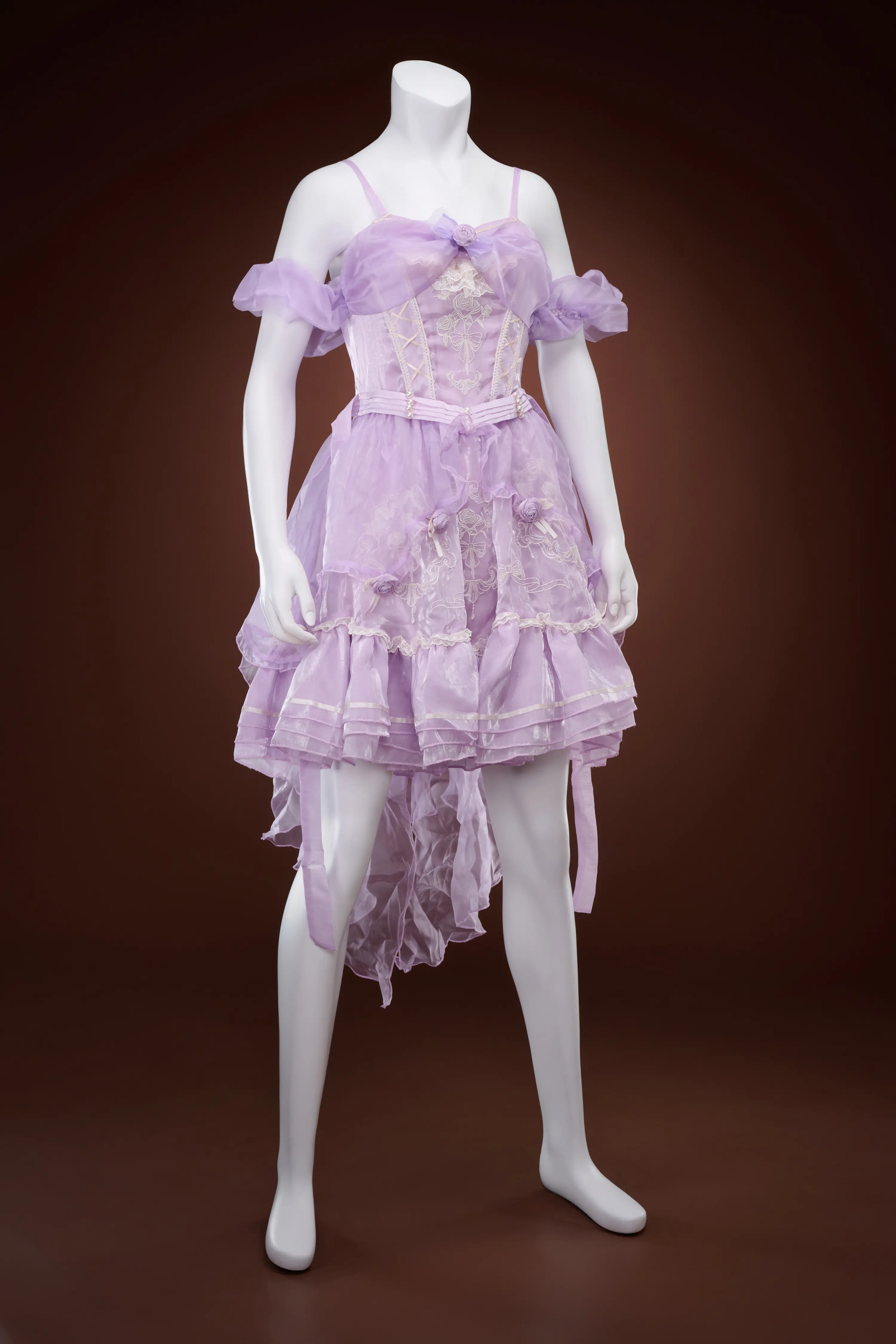 YLF Dress Pinky JSK Long Lace Dress Cute Style