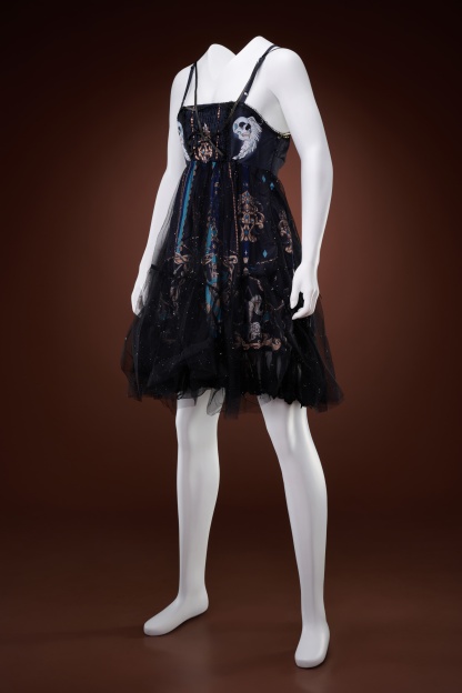 YLF Dress Original Design Doubel Layer Lace Black Long Dress