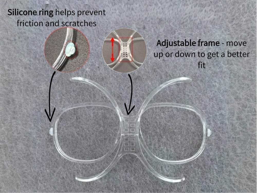 Ebb - Adjustable Prescription Ski Goggle Insert