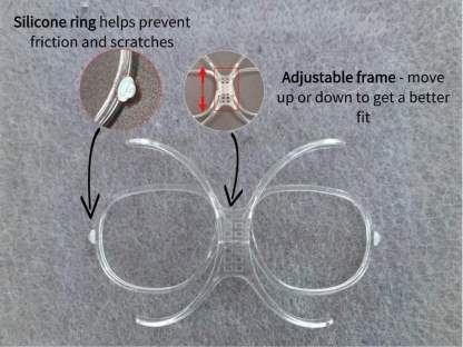Ebb - Adjustable Prescription Ski Goggle Insert
