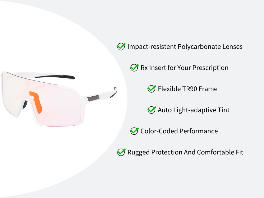 Glam - Photochromic Prescription Sports Sunglasses