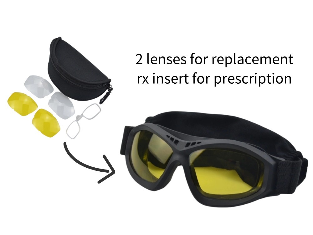 Cara - Prescription Tactical Goggles Kit