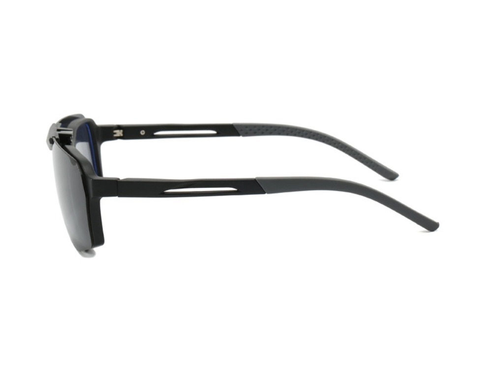 Cal - Geometric Flip-up Polarized Sunglasses