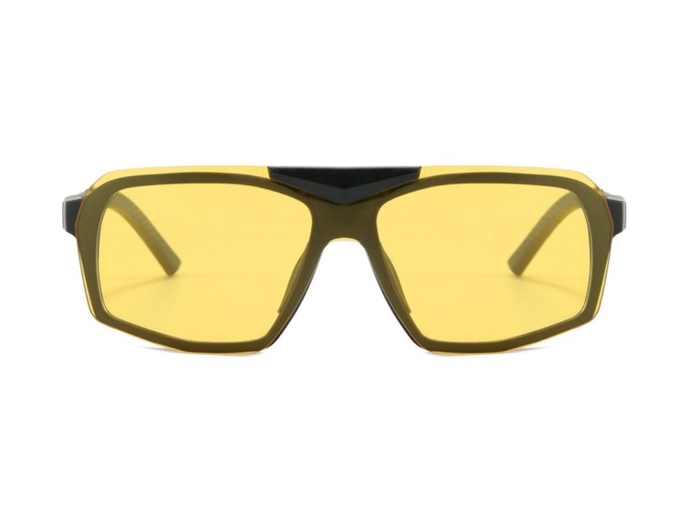 Cal - Geometric Flip-up Polarized Sunglasses