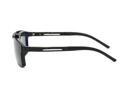 Hal - Rectangle Flip-up Polarized Sunglasses
