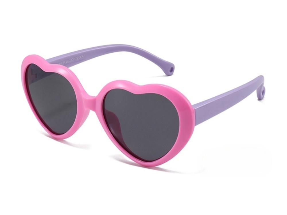 Ted - Geometric Heart-shaped Sunglasses for Kids