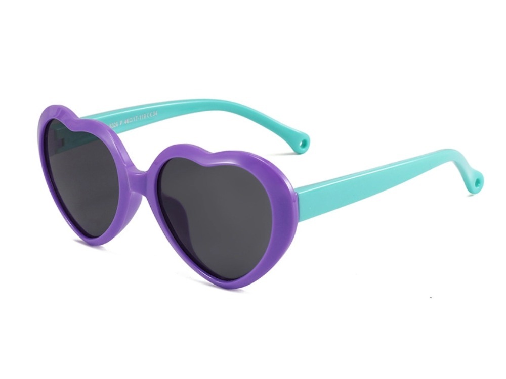 Ted - Geometric Heart-shaped Sunglasses for Kids