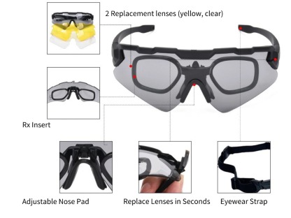 Glen - Prescription Shooting Glasses Kit
