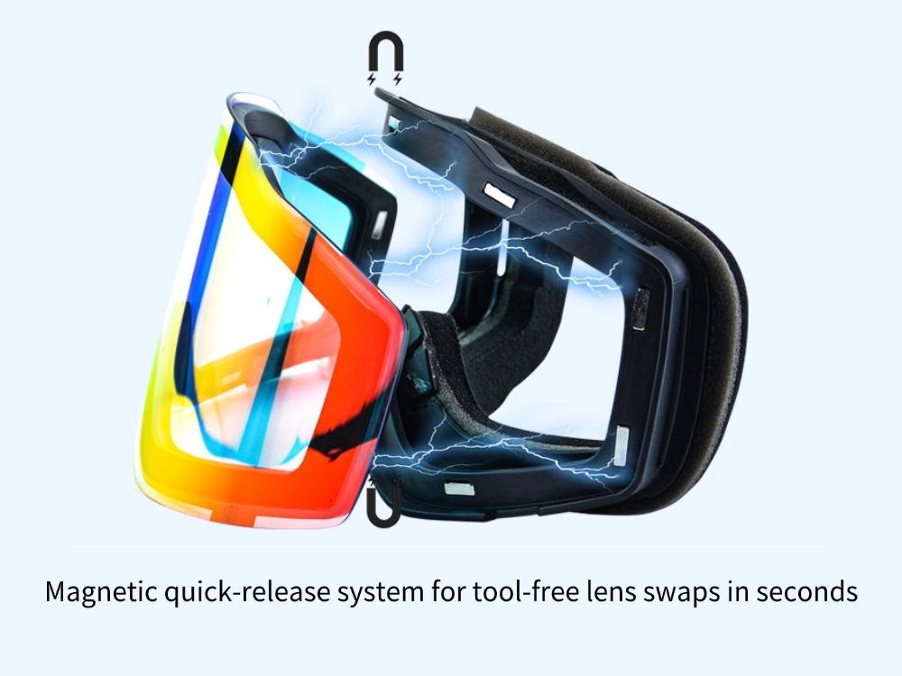 Finn - Photochromic Prescription Ski Goggles with Magnetic Lens