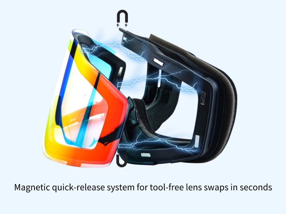 Finn - Photochromic Prescription Ski Goggles with Magnetic Lens