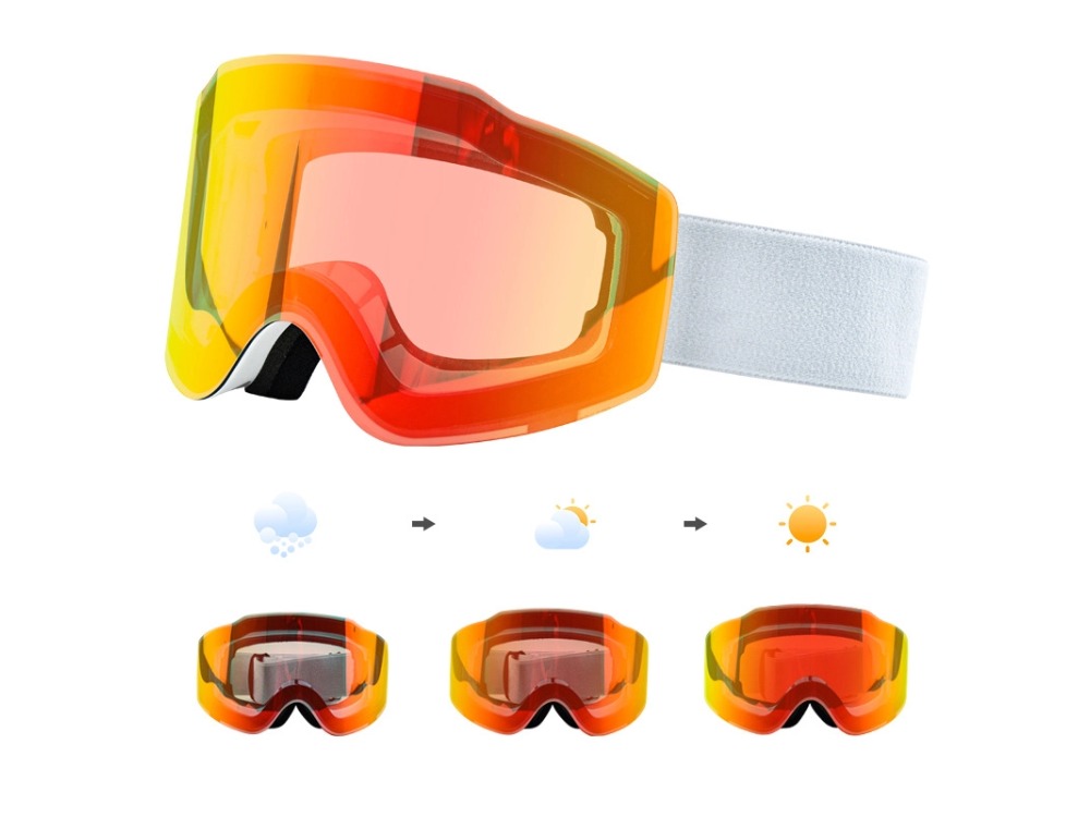 Photochromic Ski Goggles for Adults
