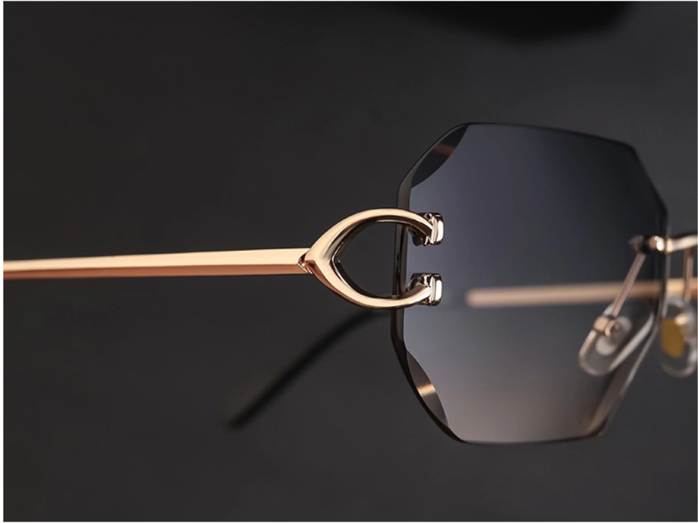 Seth - Rimless Prescription Sunglasses