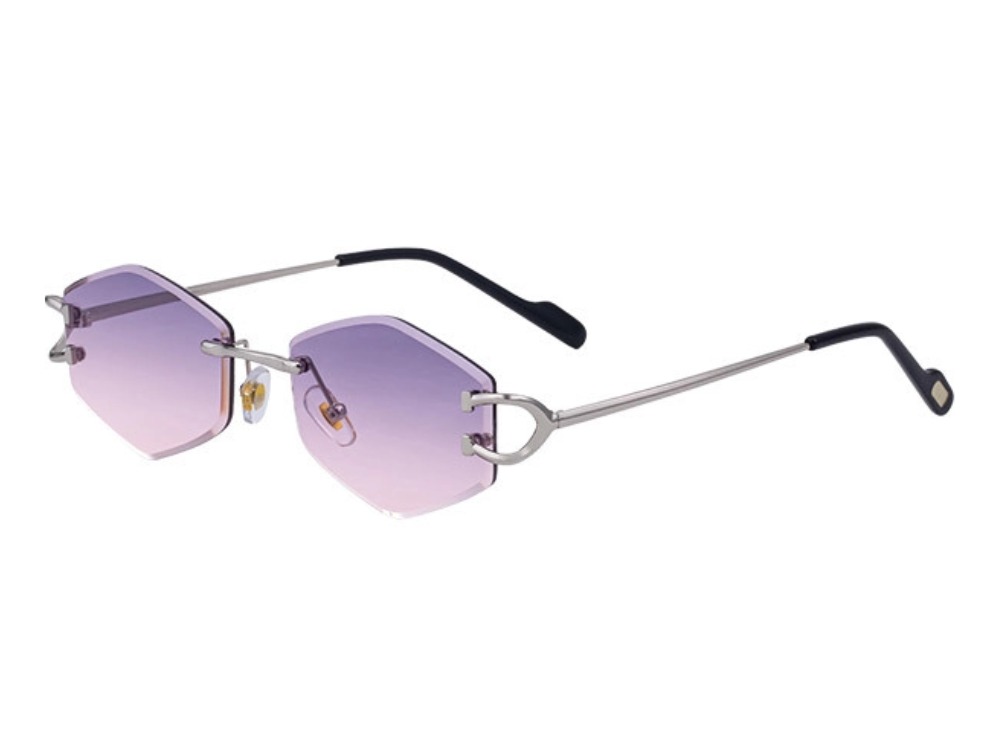 Matt - Rimless Prescription Sunglasses