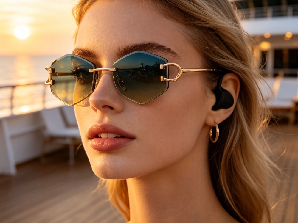 Matt - Rimless Prescription Sunglasses