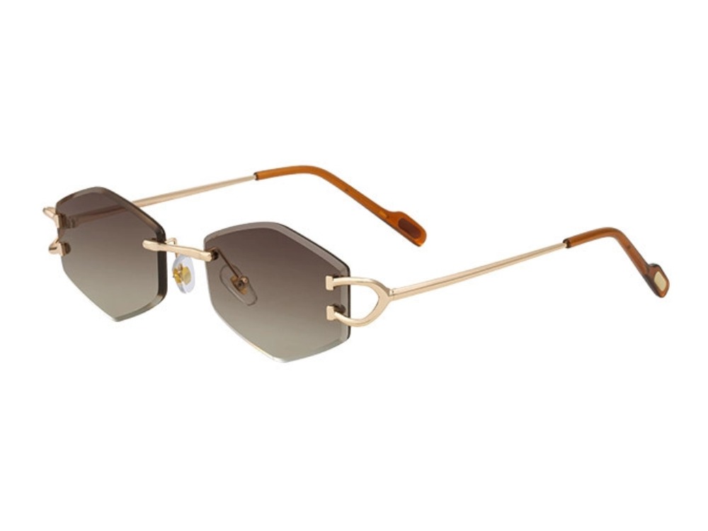 Matt - Rimless Prescription Sunglasses
