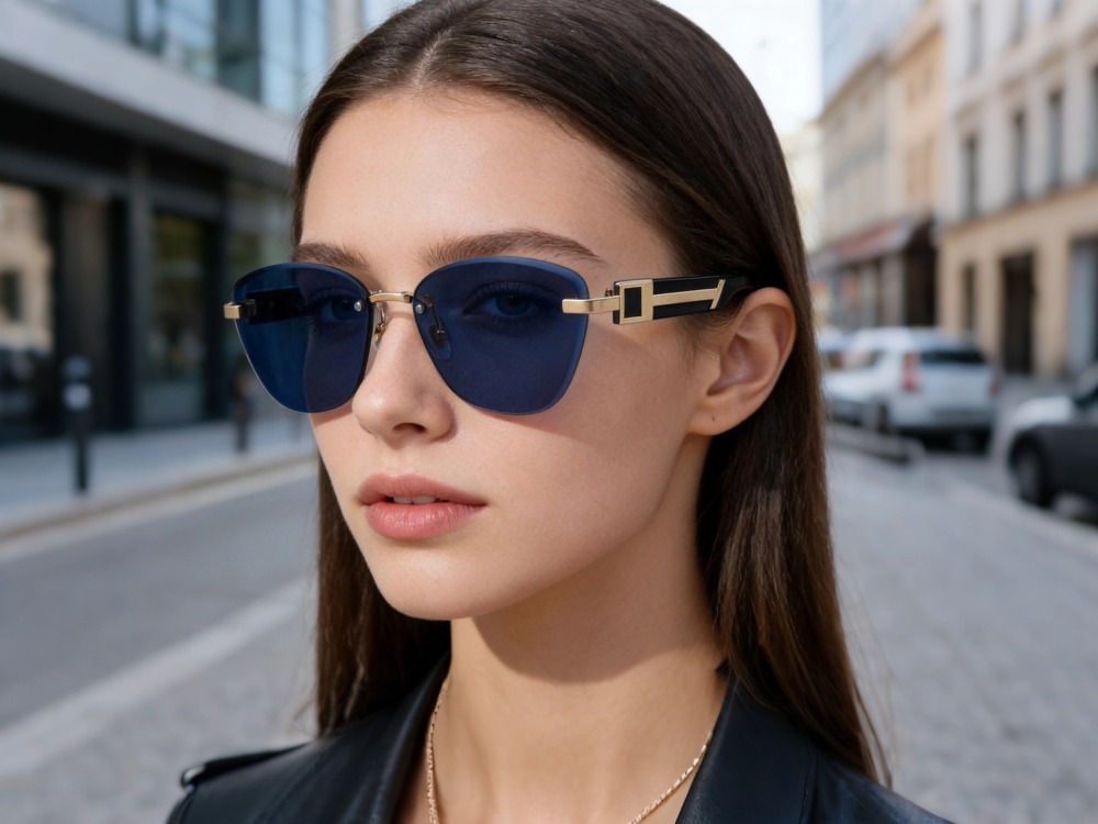 Hugo - Rimless Prescription Sunglasses