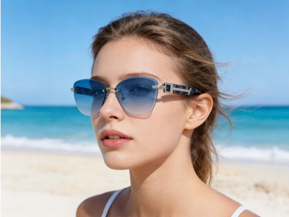 Hugo - Rimless Prescription Sunglasses