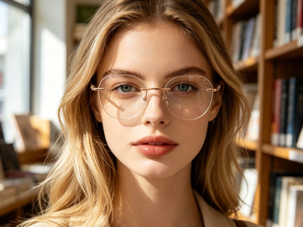 Vince - Rimless Prescription Glasses