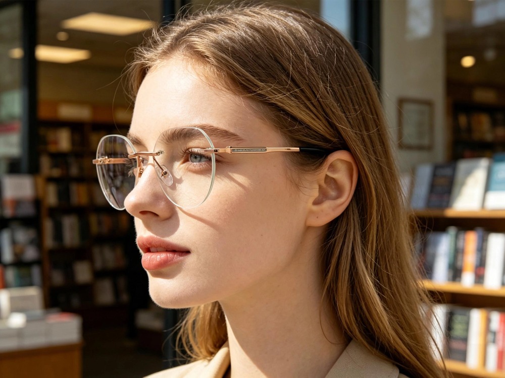 Vince - Rimless Prescription Glasses
