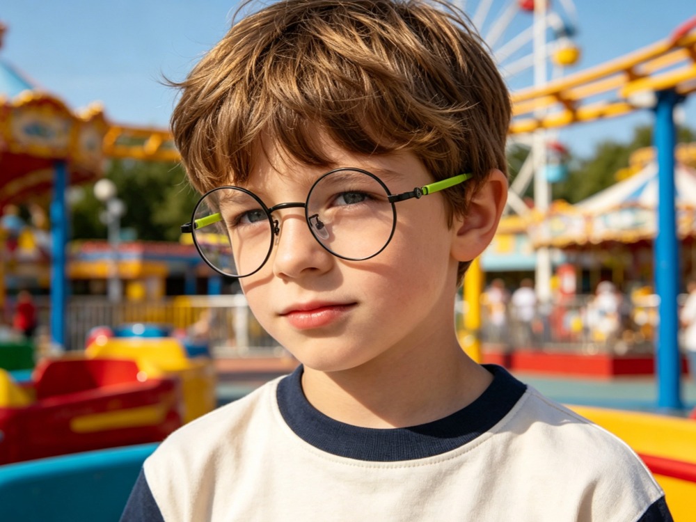 Aaron - Round Prescription Glasses for Kids