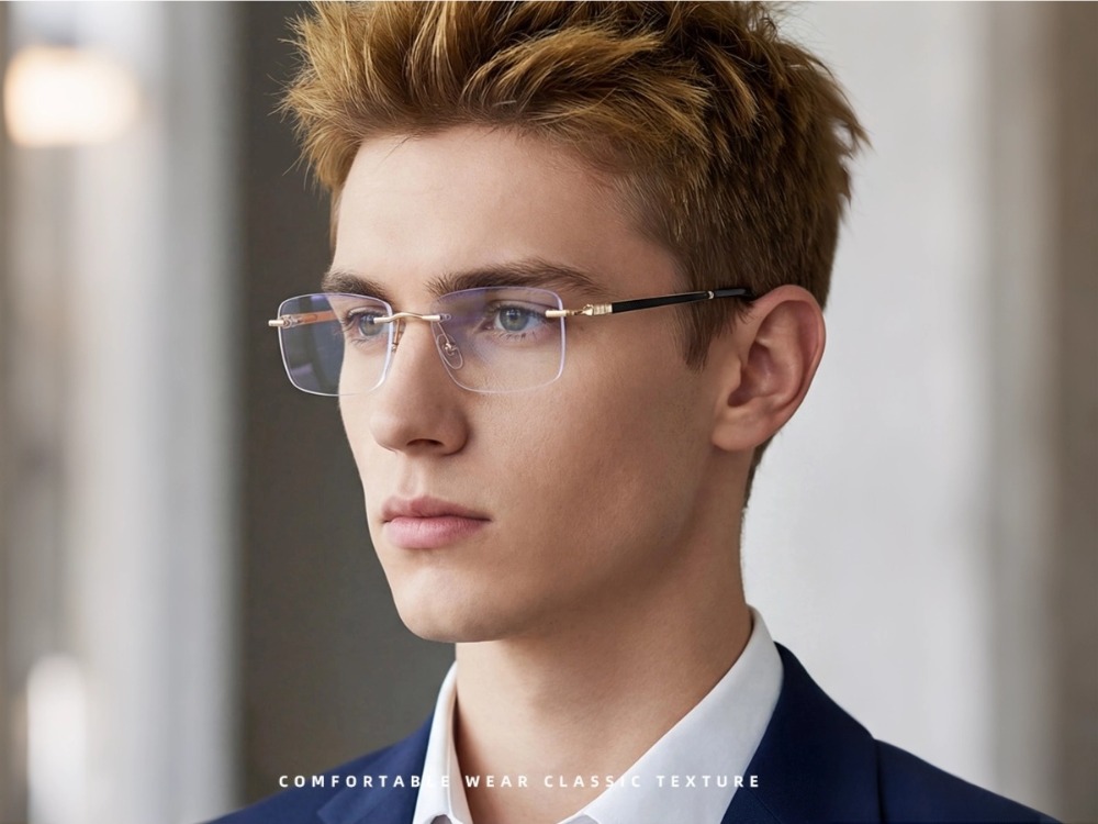 Jesse - Rimless Prescription Glasses