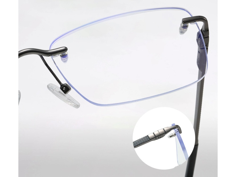 Jesse - Rimless Prescription Glasses