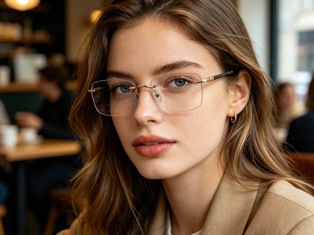 Jesse - Rimless Prescription Glasses