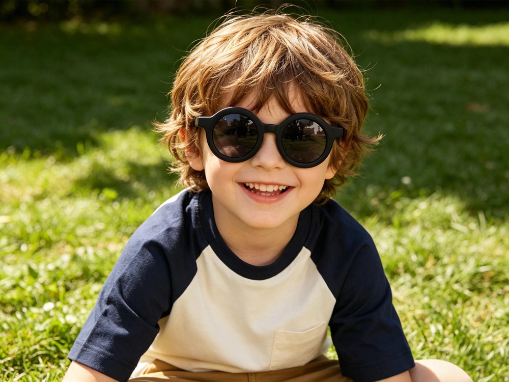 Penn - Round Polarized Prescription Sunglasses for Kids