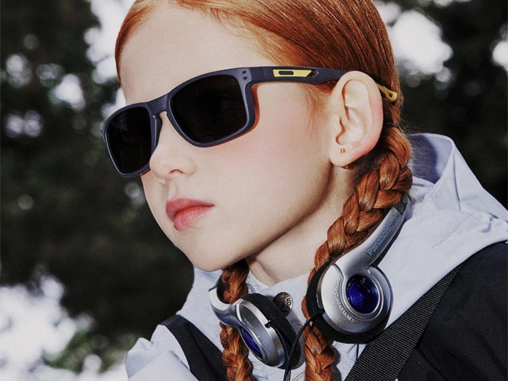 Lester - Rectangle Polarized Prescription Sunglasses for Kids