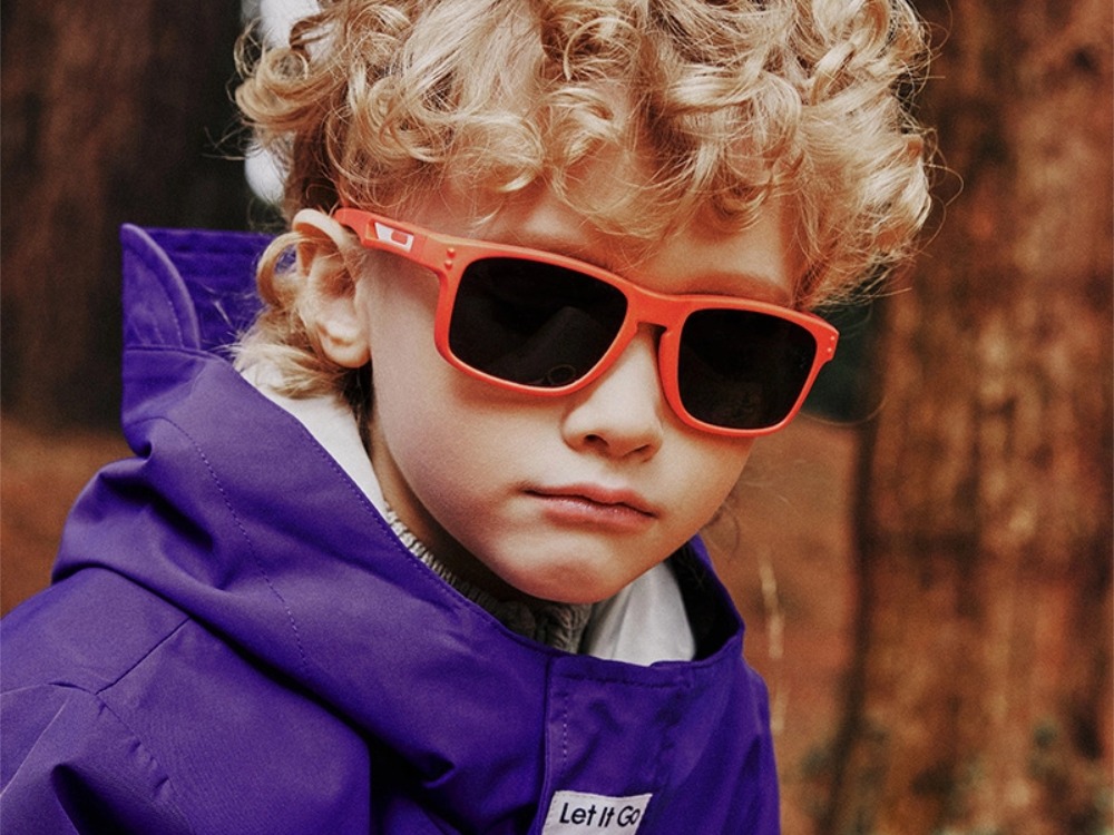 Lester - Rectangle Polarized Prescription Sunglasses for Kids