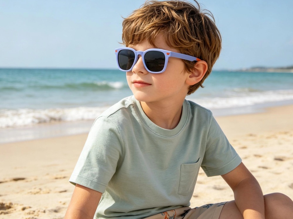 Clerk - Square Polarized Prescription Sunglasses for Kids